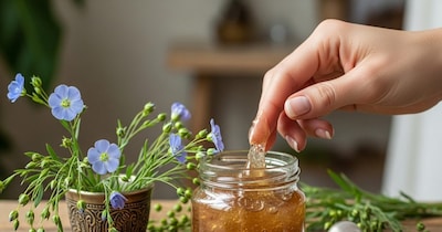 अलसी हेयर जेल