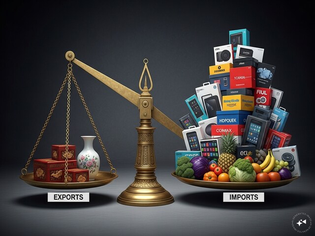 भारत का निर्यात बढ़ा, लेकिन सोने के आयात ने बिगाड़ा बजट; व्यापार घाटा चढ़ा