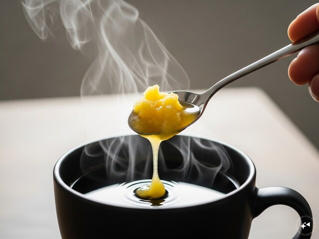 Why do celebrities drink coffee with ghee as soon as they wake up in the morning, not only for weight loss...