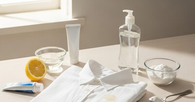 सफेद कपड़ों के दाग हटाने के उपाय