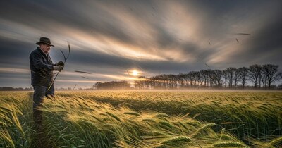 how to Take care of wheat plants in February