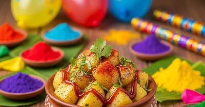  होली पर बिना प्याज और लहसुन के मिनटों में बनाएं आलू चाट