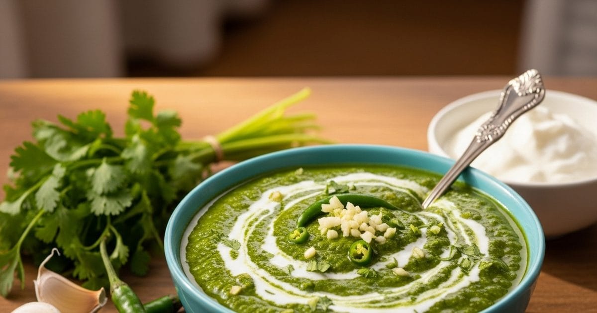 Dhaniya Dahi Chutney Recipe: घर की रसोई में छुपा है रेस्टोरेंट वाला सीक्रेट, 2 मिनट में तैयार करें क्रीमी धनिया दही चटनी