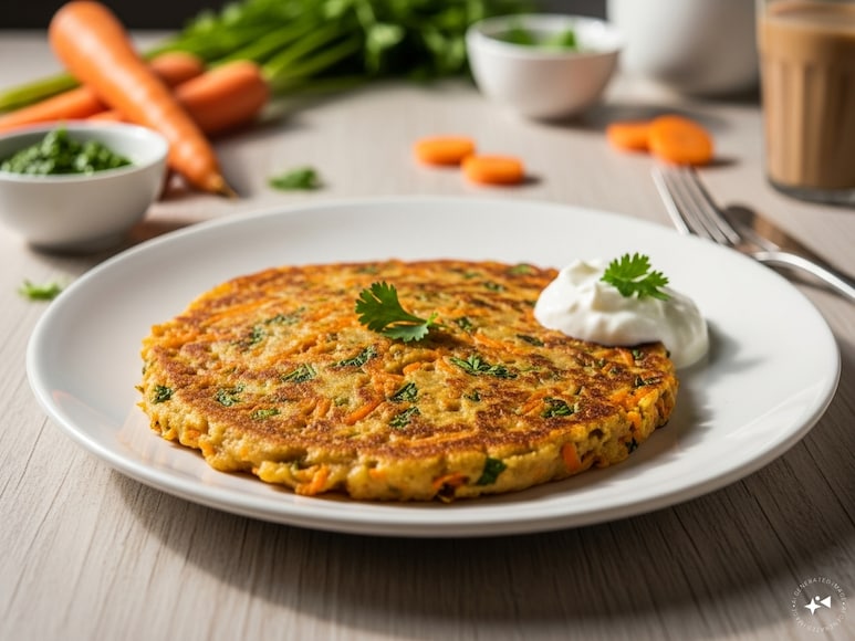 how to make healthy gajar ka chila for weight loss,15 minute quick indian breakfast recipe with carrots, gajar ka chila recipe with besan and suji in hindi, best protein rich breakfast ideas for kids tiffin, low calorie savory carrot pancakes indian style, healthy winter breakfast recipes without paratha 