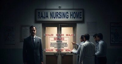 कानपुर: नवजात की मौत पर DM का एक्शन, नर्सिंग होम सील, रजिस्ट्रेशन रद्द.