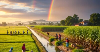 बजट 2026-27: पश्चिमी कोसी कैनाल प्रोजेक्ट से बिहार के किसानों को फायदा (AI जेनरेटेड)