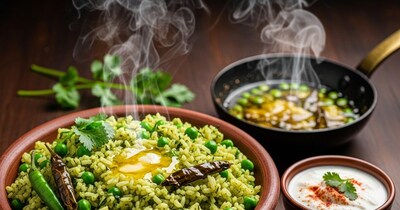 हरियाली मटर खिचड़ी रेसिपी