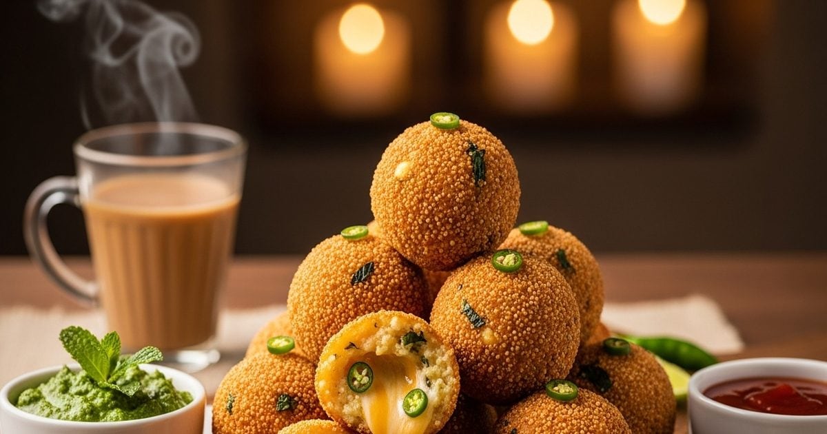 पकौड़ों को भूल जाइए! मिनटों में बनाएं बाहर से क्रिस्पी, अंदर से चीज़ी सूजी चिली बॉल्स