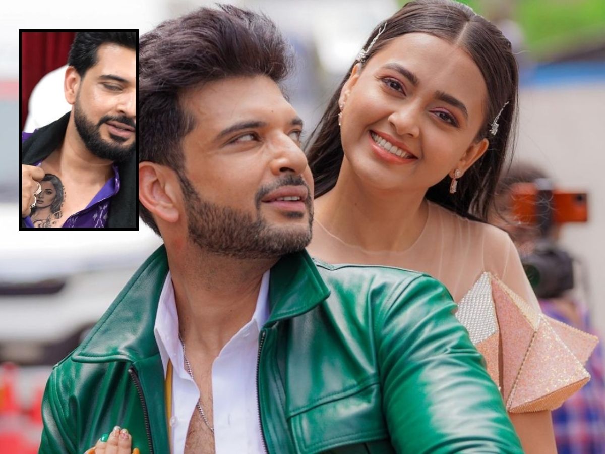 Tejasvi Prakash's tattoo on Karan Kundrra's chest, is it permanent or a miracle of AI?