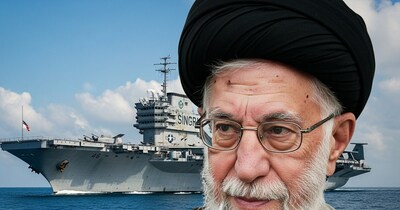 खामेनेई ने दी एयरक्राफ्ट कैरियर डुबोने की धमकी.