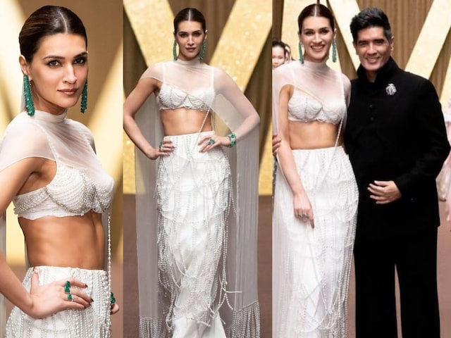 दुबई फैशन वीक में कृति सेनन का जलवा, मनीष मल्होत्रा की बनीं शोस्टॉपर