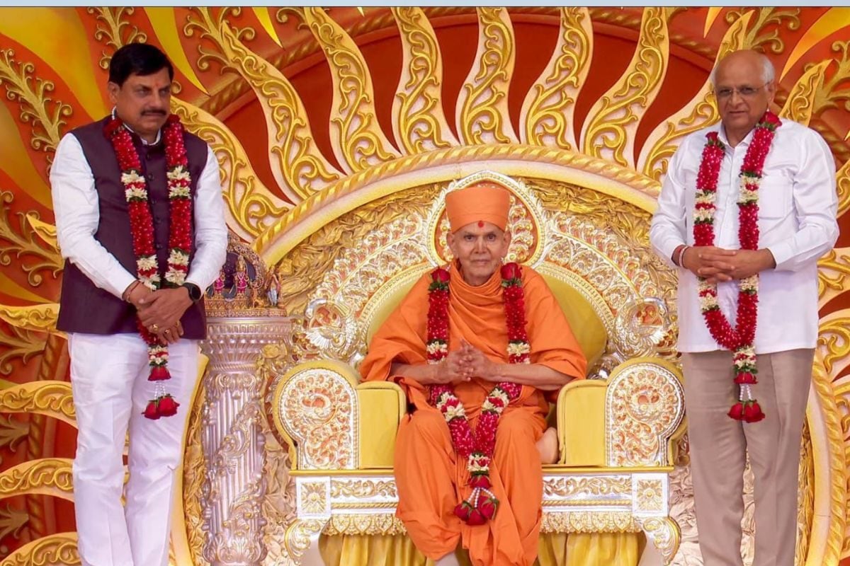 महंत स्वामी महाराज का 92वां जन्मजयन्ती महोत्सव मनाया गिनीज वर्ल्ड रिकॉर्ड्स भी बना