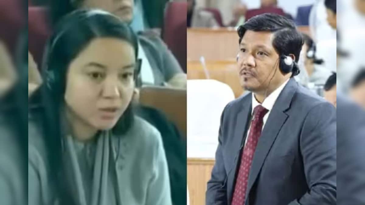 CM पति से विधानसभा में ही भिड़ गई विधायक पत्नी, कहां हुआ यह गजब खेल, देखिए वीडियो