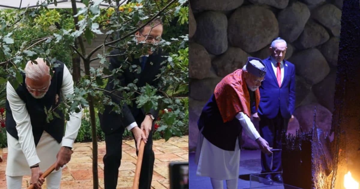 इजरायली राष्ट्रपति से मिले पीएम मोदी, मिलकर लगाया 'एक पेड़ मां के नाम', भारत दौरे पर किया आमंत्रित