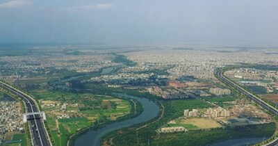 नफजगढ़ नाले पर 61 किलोमीटर लंबा हाईवे बनना है. (AI Image)