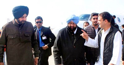 कांग्रेस ने तब अमर‍िंदर सिंह से पल्‍ला झाड़ ल‍िया था और नवजोत सिंह सिद्धू पर भरोसा क‍िया था. (File Photo)