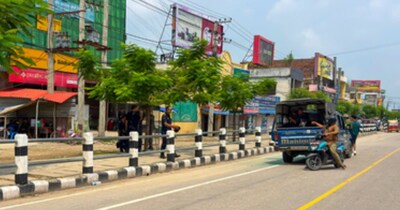 नेपाल के बीरगंज के कुछ इलाकों में कर्फ्यू. (Credit- IANS)