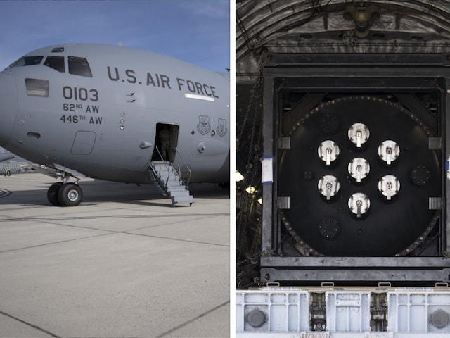 Trump's nuclear power plan! Nuclear reactor flown for the first time from C-17