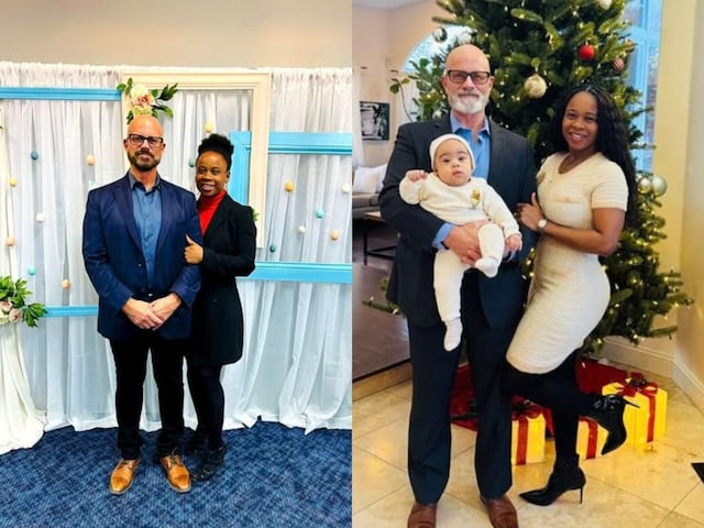 Married to a woman 35 years younger, 70 year old man becomes father!