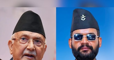 केपी ओली- बालेन शाह. 