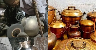 पीतल के बर्तन का कारोबार बंद होने की कगार पर.