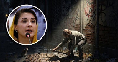 पाकिस्तान में गटर के ढक्कन हो रहे चोरी.