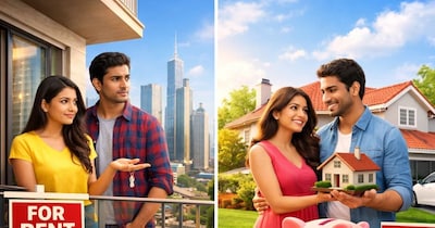 रेंट बनाम होम लोन की जंग, जानिए किसे चुनें युवा परिवार. (Image:AI) 