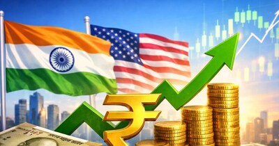 ट्रेड डील से बदली तस्वीर: डॉलर के सामने मजबूत हुआ रुपया. (Image:AI)