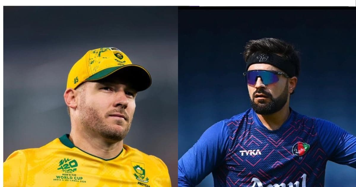 राशिद खान और डेविड मिलर मैच से पहले आमने-सामने, ग्रुप ऑफ डेथ का बड़ा मुकाबला, अफगानिस्तान का जीतना जरूरी