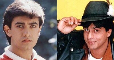 आमिर खान और शाहरुख खान की फोटो