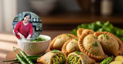 क्रिस्पी मटर करंजी रेसिपी