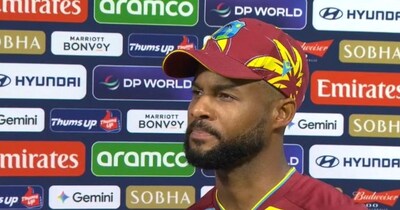 शाई होप ने हार का ठीकरा किस पर फोड़ा. 