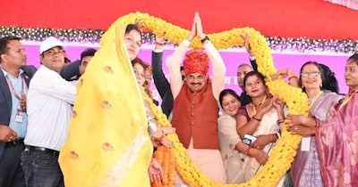 शहडोल में सीएम मोहन यादव का भव्य स्वागत हुआ.