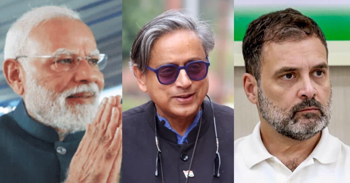 शशि थरूर ने फिर दिया कांग्रेस को झटका, एक साथ पीएम मोदी की तारीफ और राहुल गांधी के दावे को किया खारिज