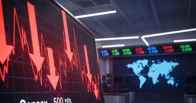 शेयर बाजार में आज जोरदार गिरावट आई है. 