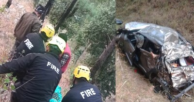 अल्मोड़ा में सड़क हादसा.