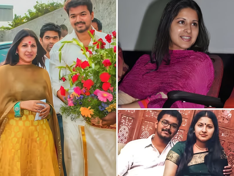 thalapathy vijay, thalapathy vijay wife, thalapathy vijay sangeeta marriage, thalapathy vijay divorce, thalapathy vijay extramarital affair,  thalapathy vijay wife allegations, thalapathy vijay politiss, entertainment photos, थलापति विजय की पत्नी संगीता