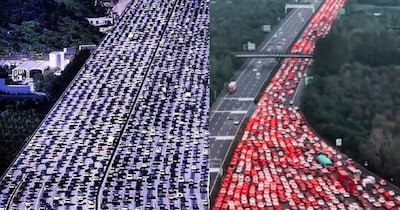 दुनिया के सबसे लंबे ट्रैफिक जाम. 