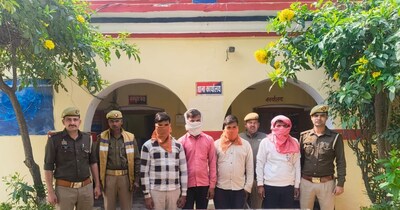 शाहजहांपुर पुलिस ने स्मैक तस्करों को पकड़ा. 
