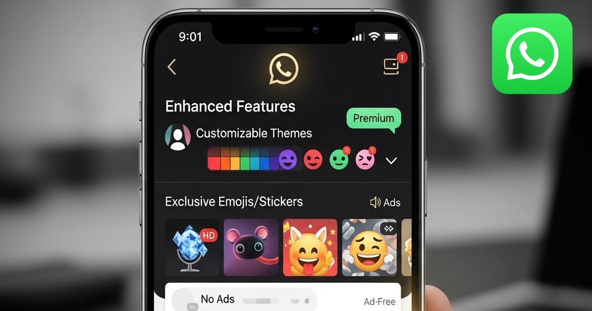 WhatsApp Premium प्लान के लिए देनें होंगे पैसे, मिलेंगी ज्यादा फीचर्स, एक्सक्लूसिव थीम और स्टिकर्स भी