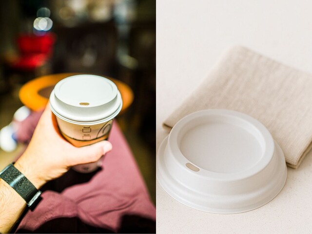 Why is there a hole in the lid of a coffee cup, is it just design or some other reason?