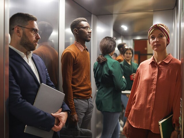 Why are there mirrors in elevators, just to see the face, or else...