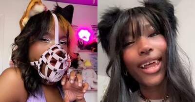 Woman Identifies as Dog, Wears Collar and Ears, Performs Tricks for Treats