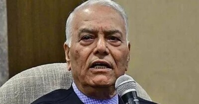 पूर्व वित्त मंत्री यशवंत सिन्हा.