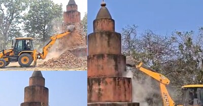 Maoists' 28-year-old memorial demolished in Sukma, CRPF takes action