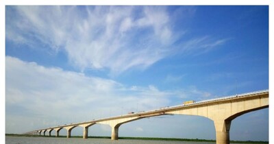 भागलपुर में स्थित विक्रमशिला सेतु की फोटो