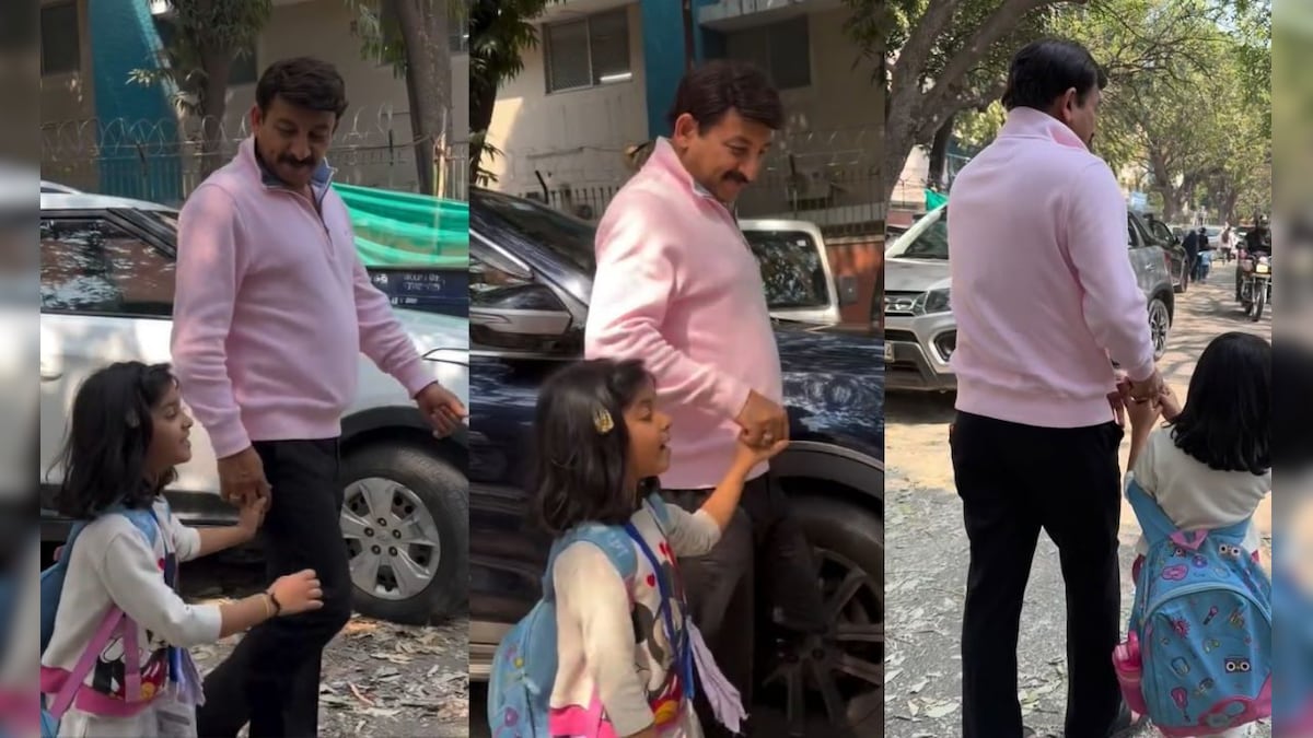 मनोज तिवारी ने बेटी सानविका को स्कूल छोड़ने का अनुभव साझा किया