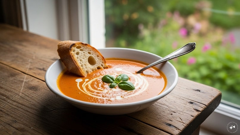 Creamy Tomato Soup: Whisk tomato paste, vegetable broth, and a splash of heavy cream in a bowl. Microwave for three minutes until hot. Top with shredded basil or store-bought croutons for a comforting, restaurant-quality soup that pairs perfectly with a quick grilled cheese.