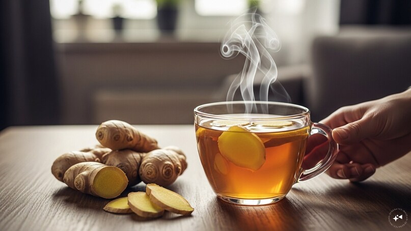 Ginger: Ginger is excellent for alleviating the nausea that often accompanies nicotine withdrawal. Whether in tea or chewed raw, its anti-inflammatory properties soothe the digestive system, helping you feel physically more comfortable as your body adjusts to being smoke-free.