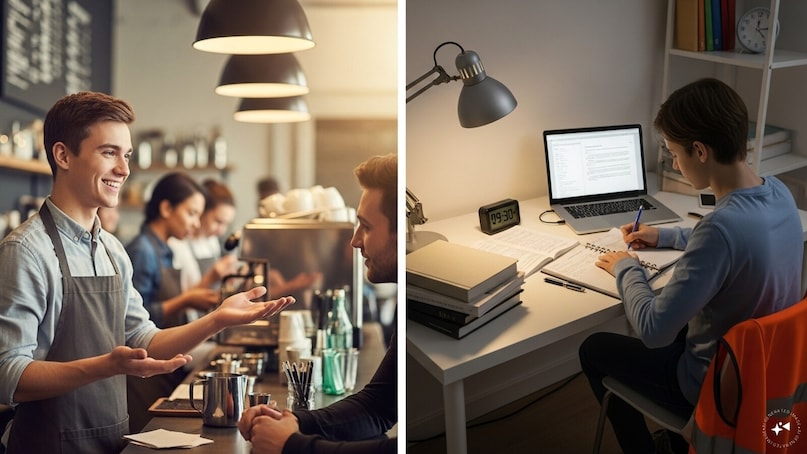 What skills does early part-time work build? - Communication and interpersonal skills through customer-facing roles. - Time management and discipline while balancing study and work. - Awareness in the workplace, including teamwork and responsibility. - Confidence and clarity about career preferences.